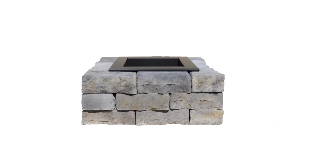 Stone Fire Pit 400角 グレー SFP-400-1