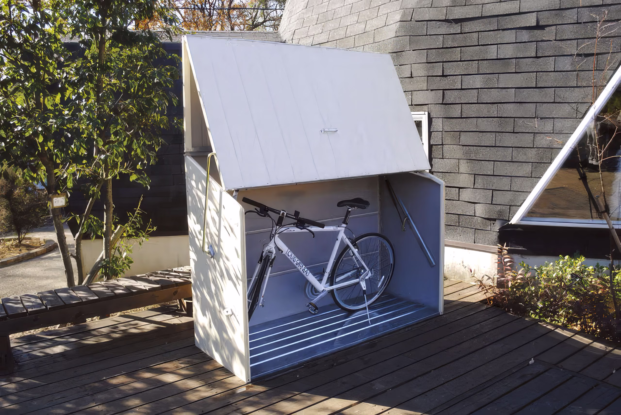 自転車倉庫 TM3 の設置イメージ