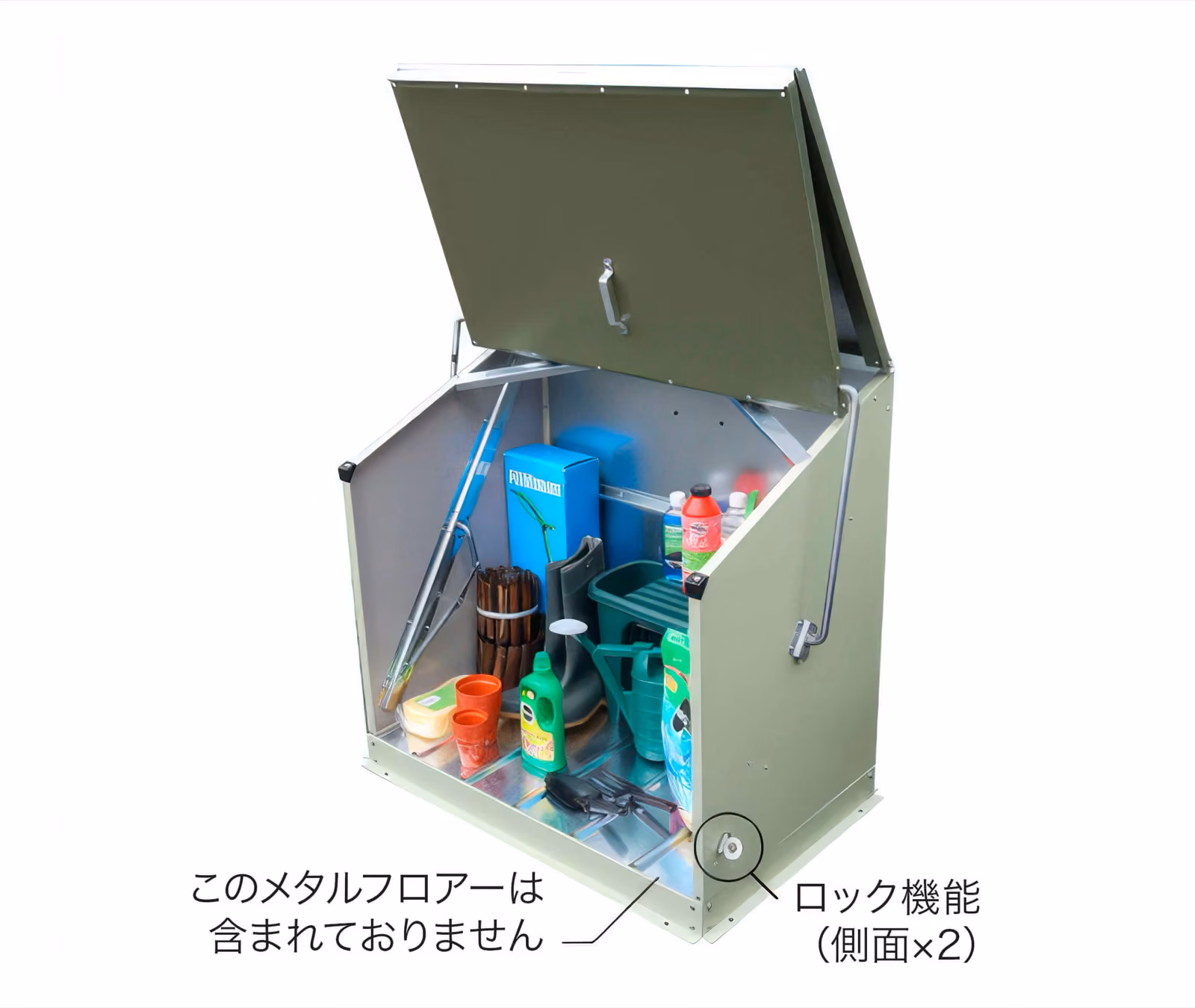 TM4 センチネルに道具類を収納した例