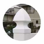 ゴシックキャップ 4インチ用