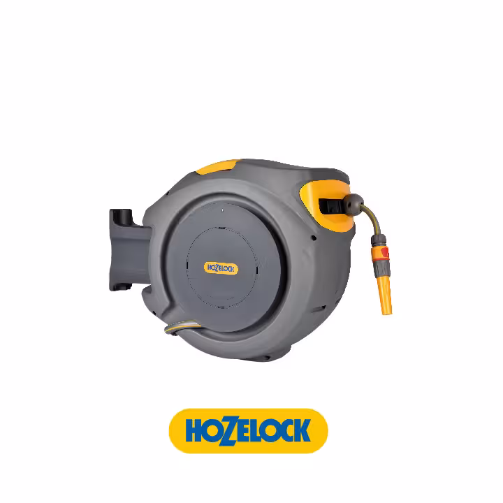 自動巻き取り式のガーデンホース「HOZELOCK - ホゼロック AUTO REEL - オートリール」