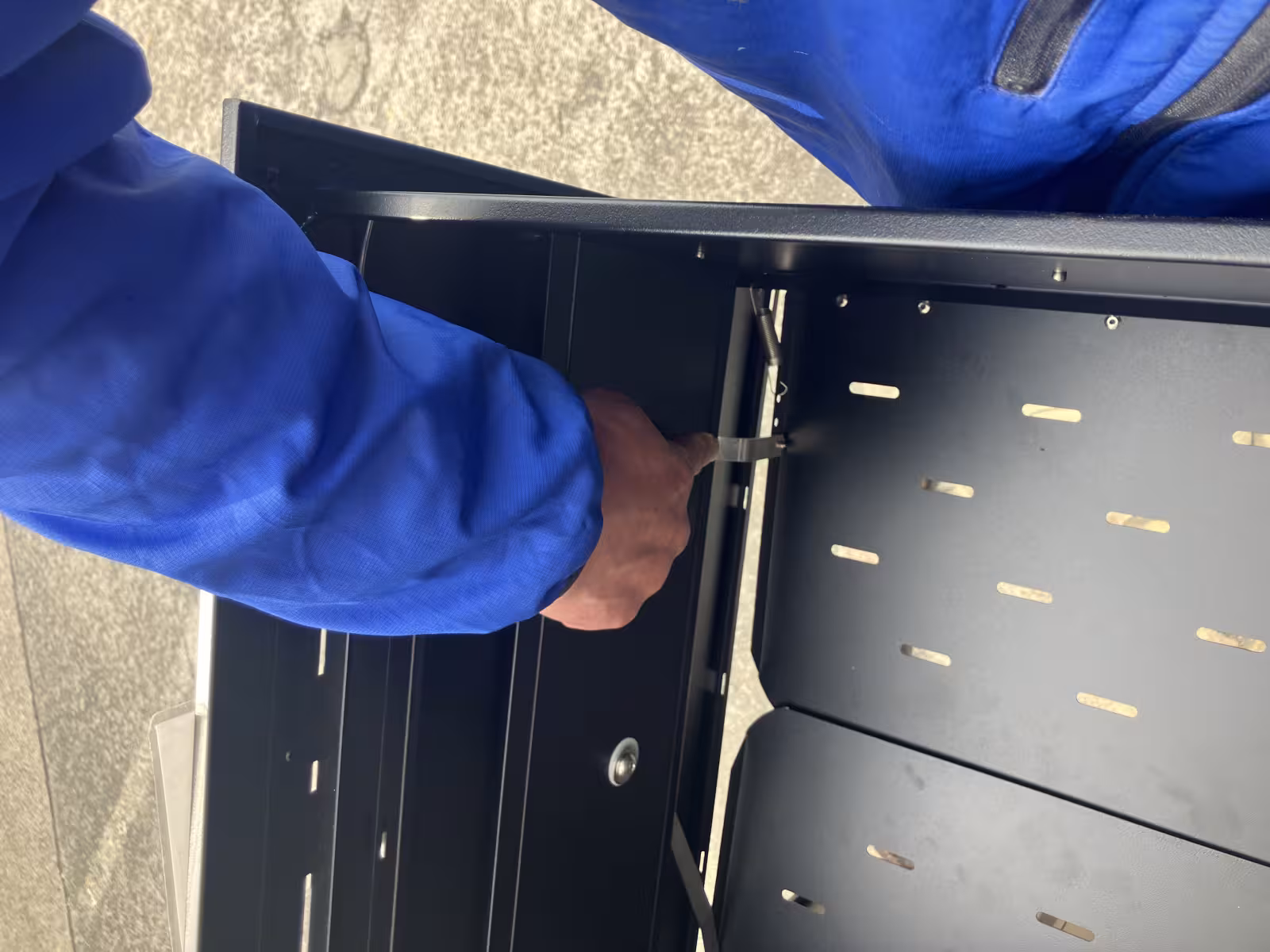 宅配ボックスBrizebox内部構造の様子