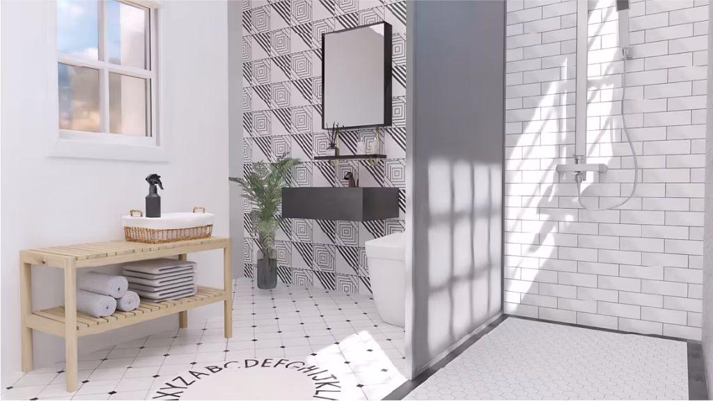 デザイン|デコラティブ タイル MEXICAN TILE(メキシコタイル) 使用イメージ1
