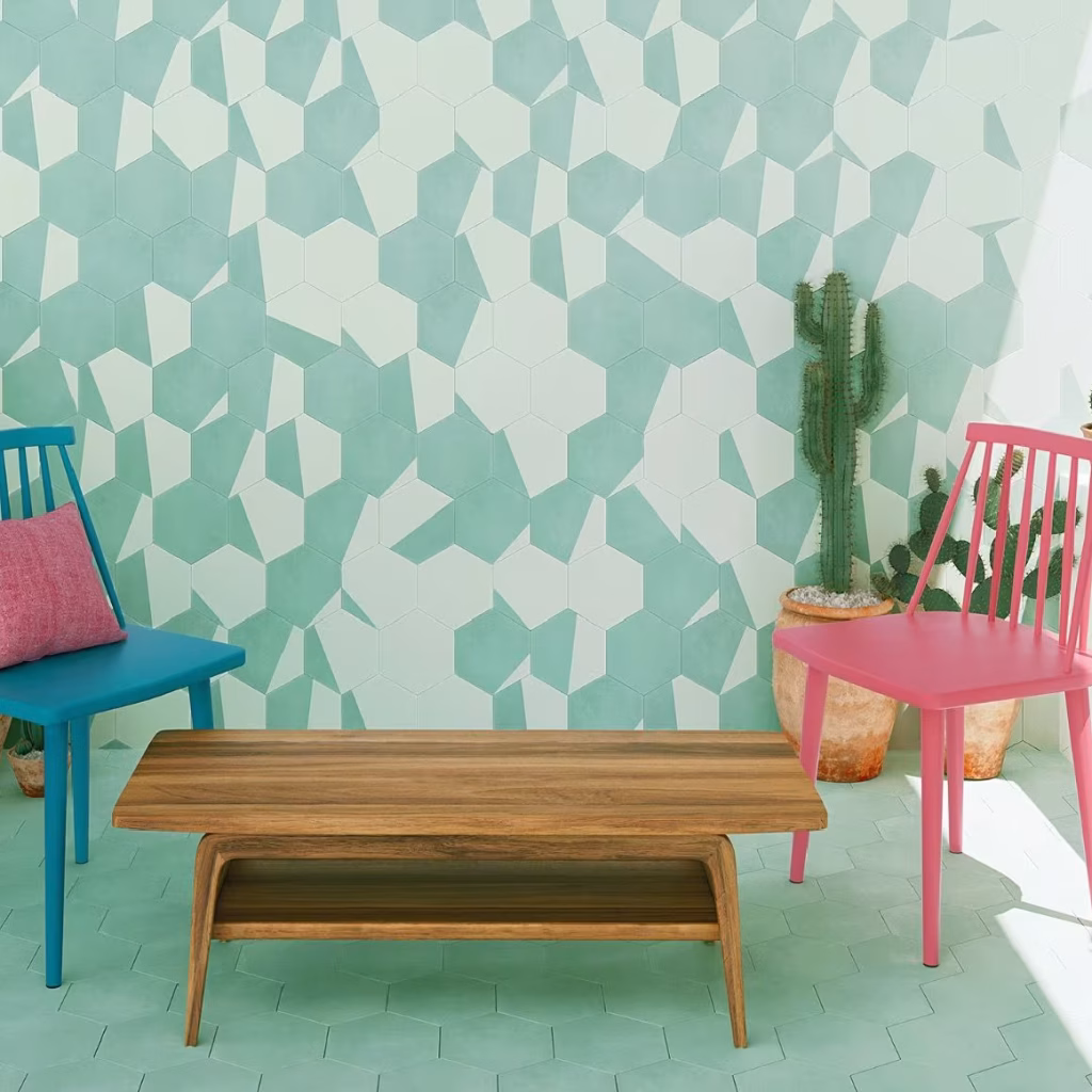 デザイン|デコラティブ タイル MEXICAN TILE(メキシコタイル) 使用イメージ1