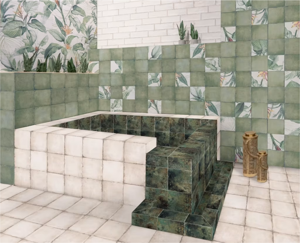 デザイン｜デコラティブ タイル MEXICAN TILE(メキシコタイル)　使用イメージ1
