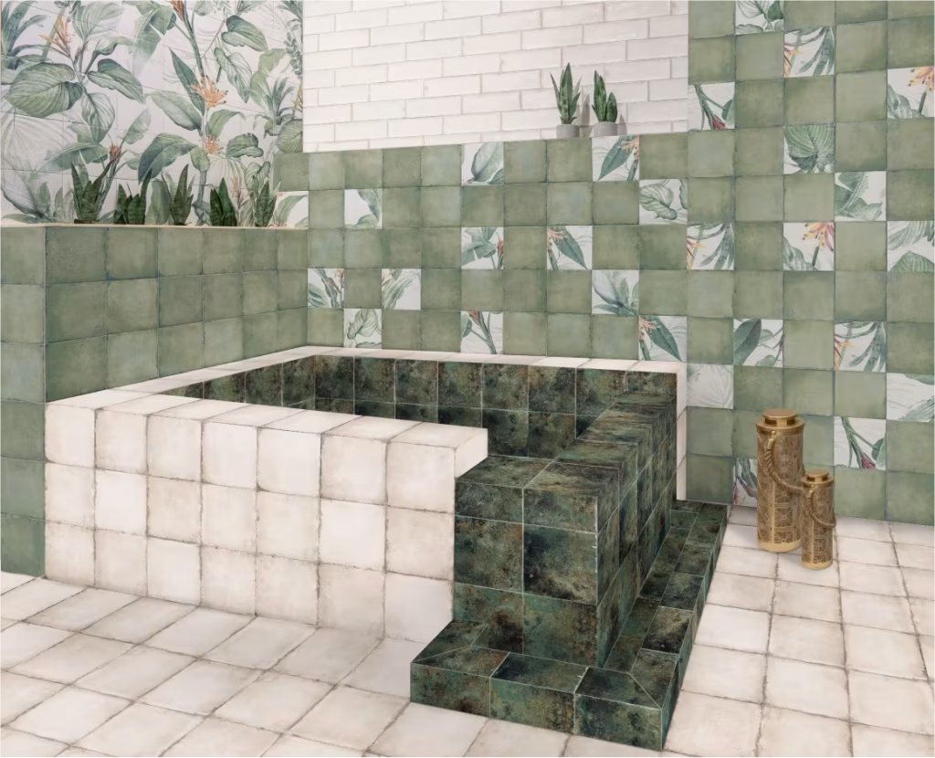 デザイン|デコラティブ タイル MEXICAN TILE(メキシコタイル) 使用イメージ1