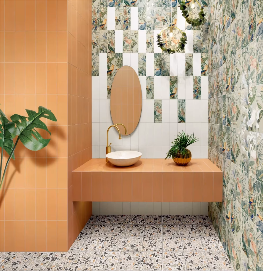 デザイン|デコラティブ タイル MEXICAN TILE(メキシコタイル) 使用イメージ1