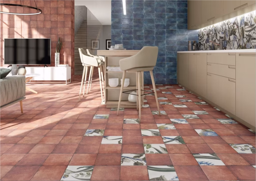 デザイン｜デコラティブ タイル MEXICAN TILE(メキシコタイル)　使用イメージ1