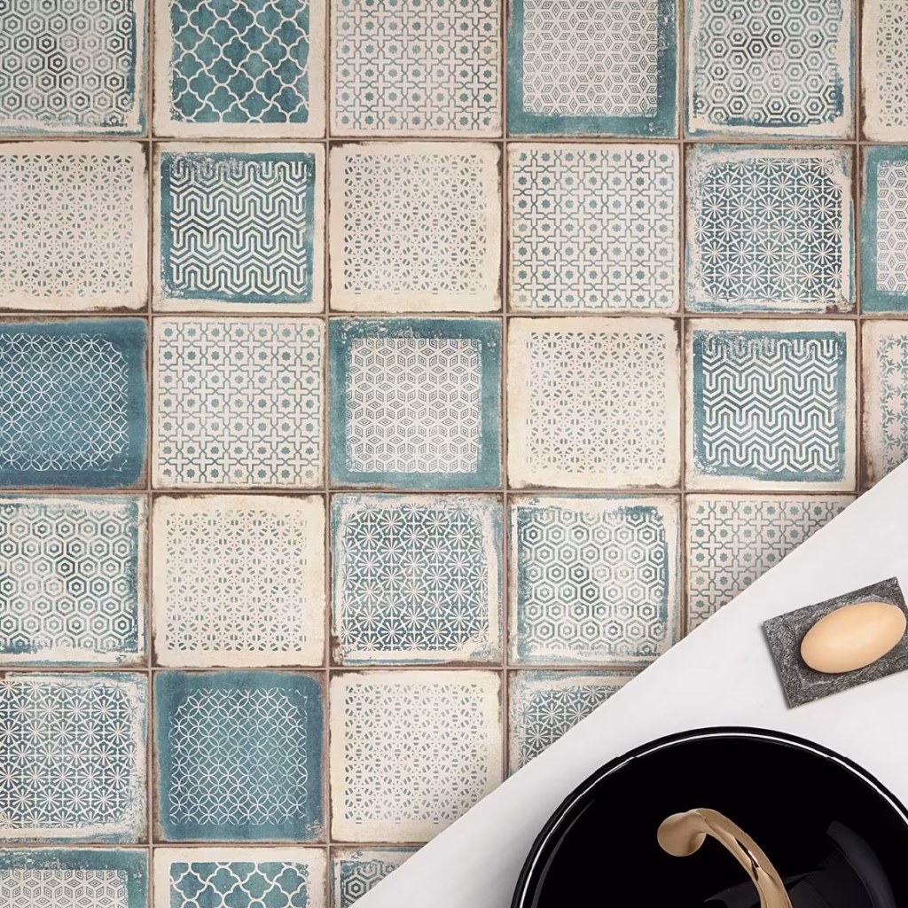 デザイン|デコラティブ タイル MEXICAN TILE(メキシコタイル) 使用イメージ1