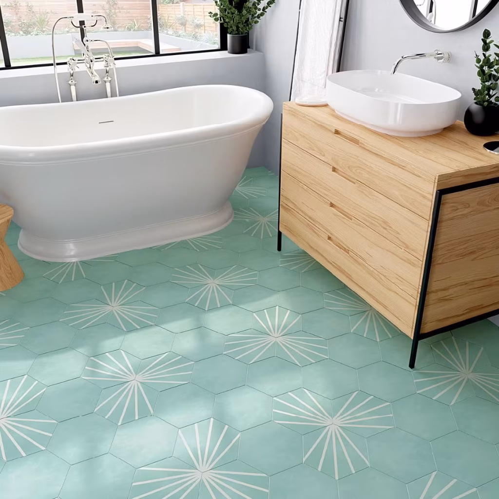 デザイン|デコラティブ タイル MEXICAN TILE(メキシコタイル) 使用イメージ1