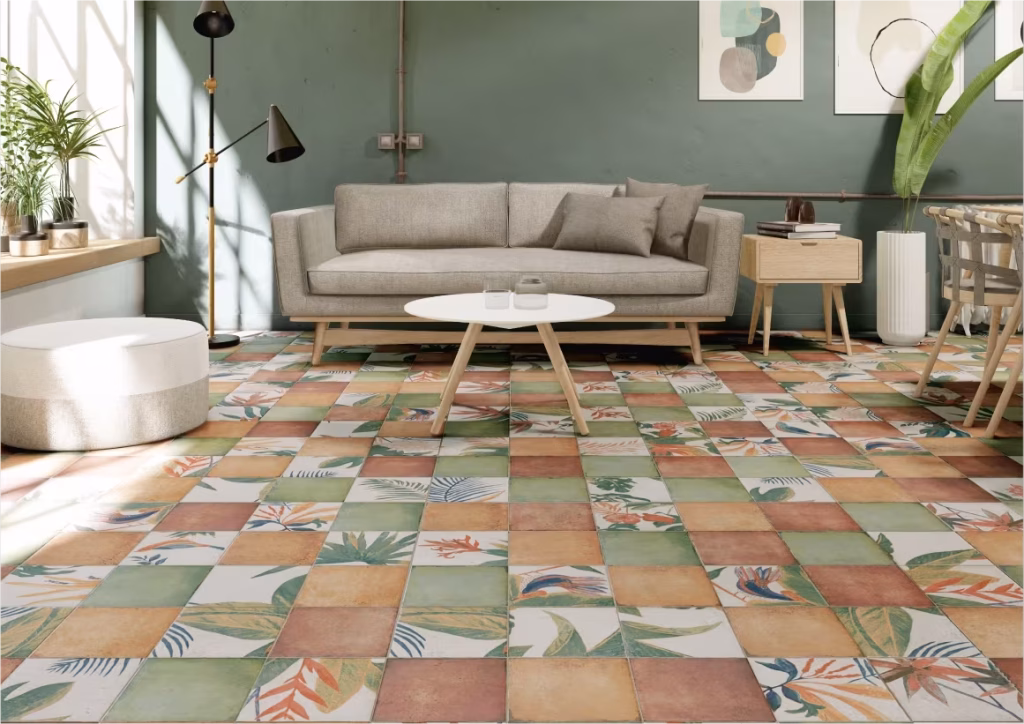 デザイン|デコラティブ タイル MEXICAN TILE(メキシコタイル) 使用イメージ1
