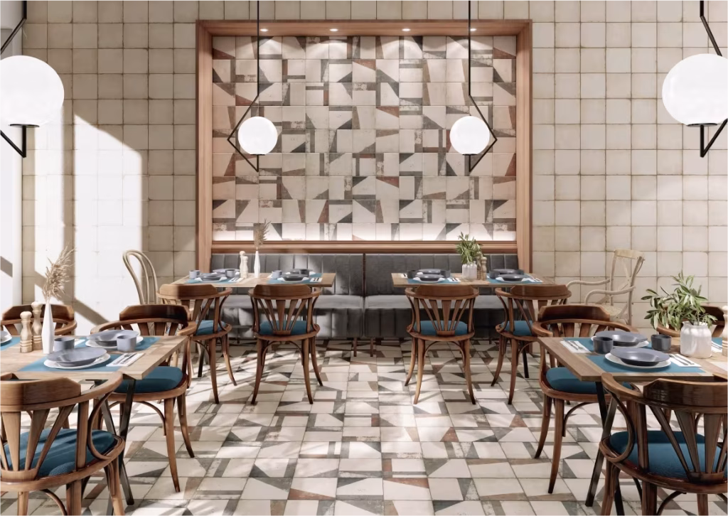 デザイン|デコラティブ タイル MEXICAN TILE(メキシコタイル) 使用イメージ1