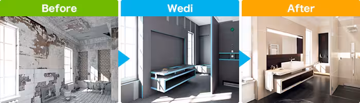 Wedi Board施工写真