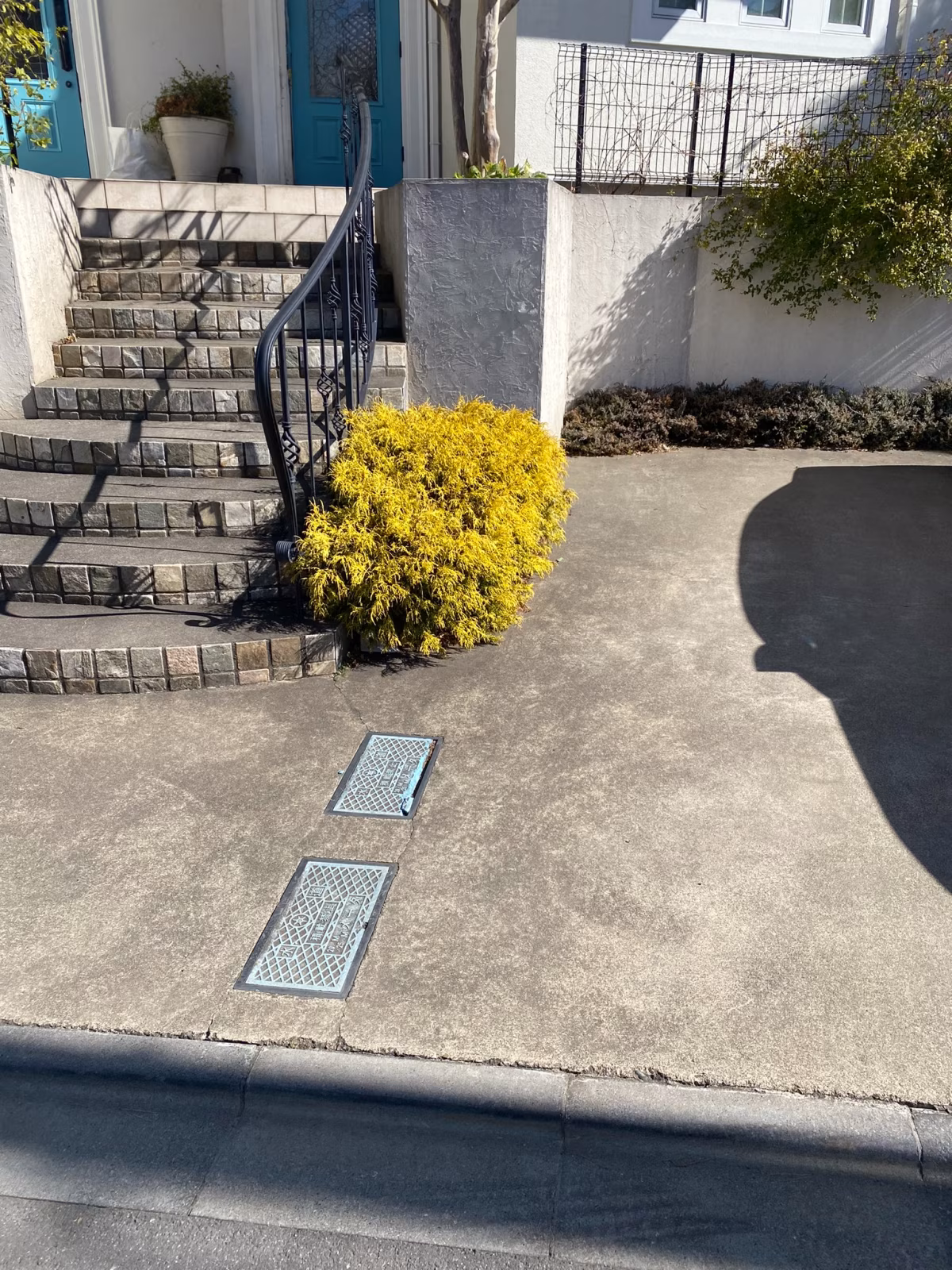 工事前のエントランス