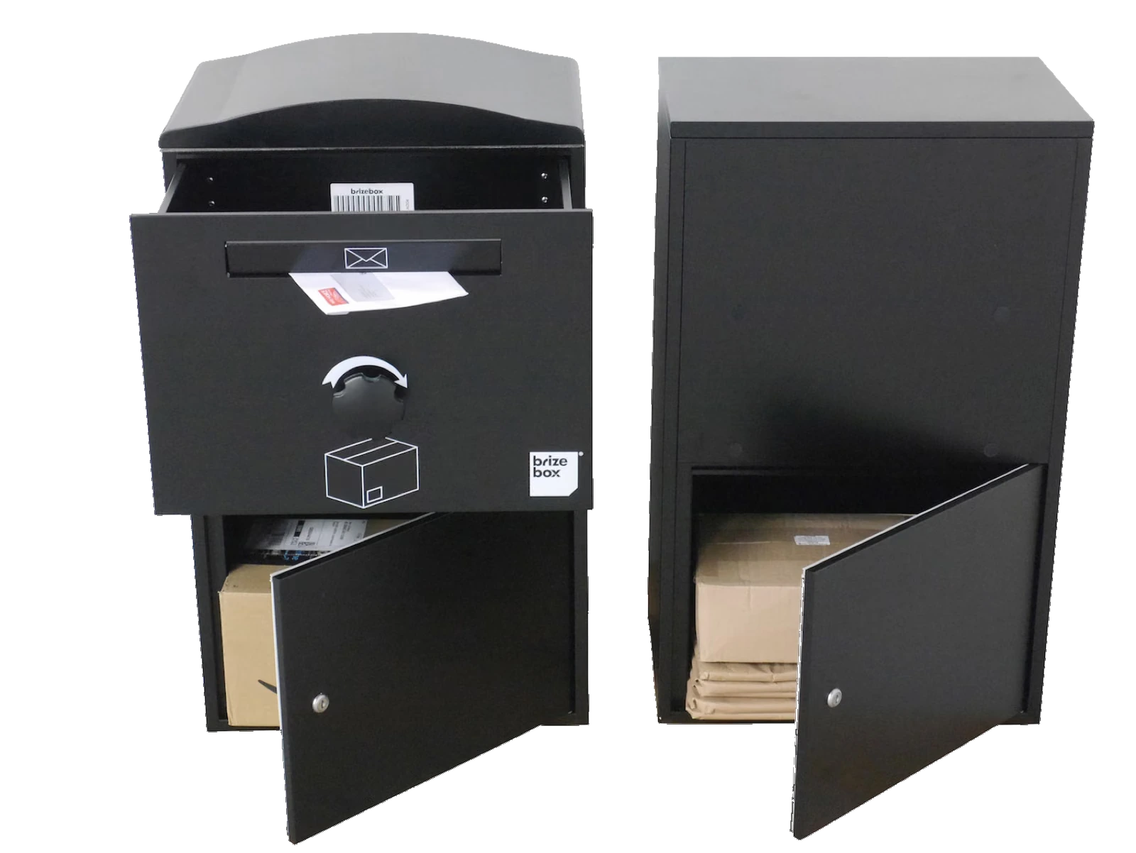 前面・背面のどちらからも荷物を取り出せるBrizebox V2タイプの宅配ボックス