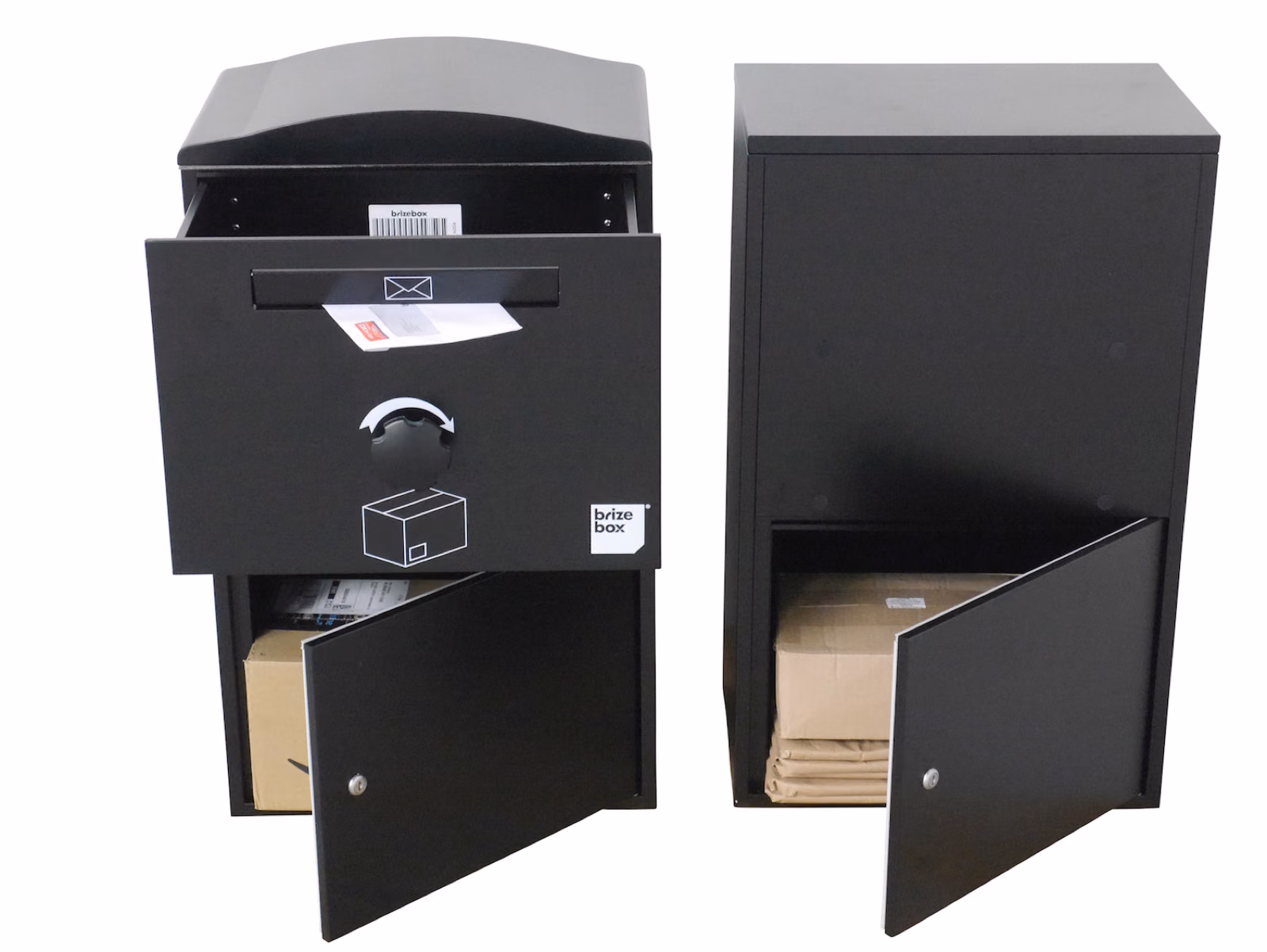 前面・背面のどちらからも荷物を取り出せるBrizebox V2タイプの宅配ボックス