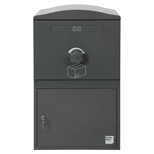 グレー（Gray）の宅配ボックス Brizebox 戸建て用