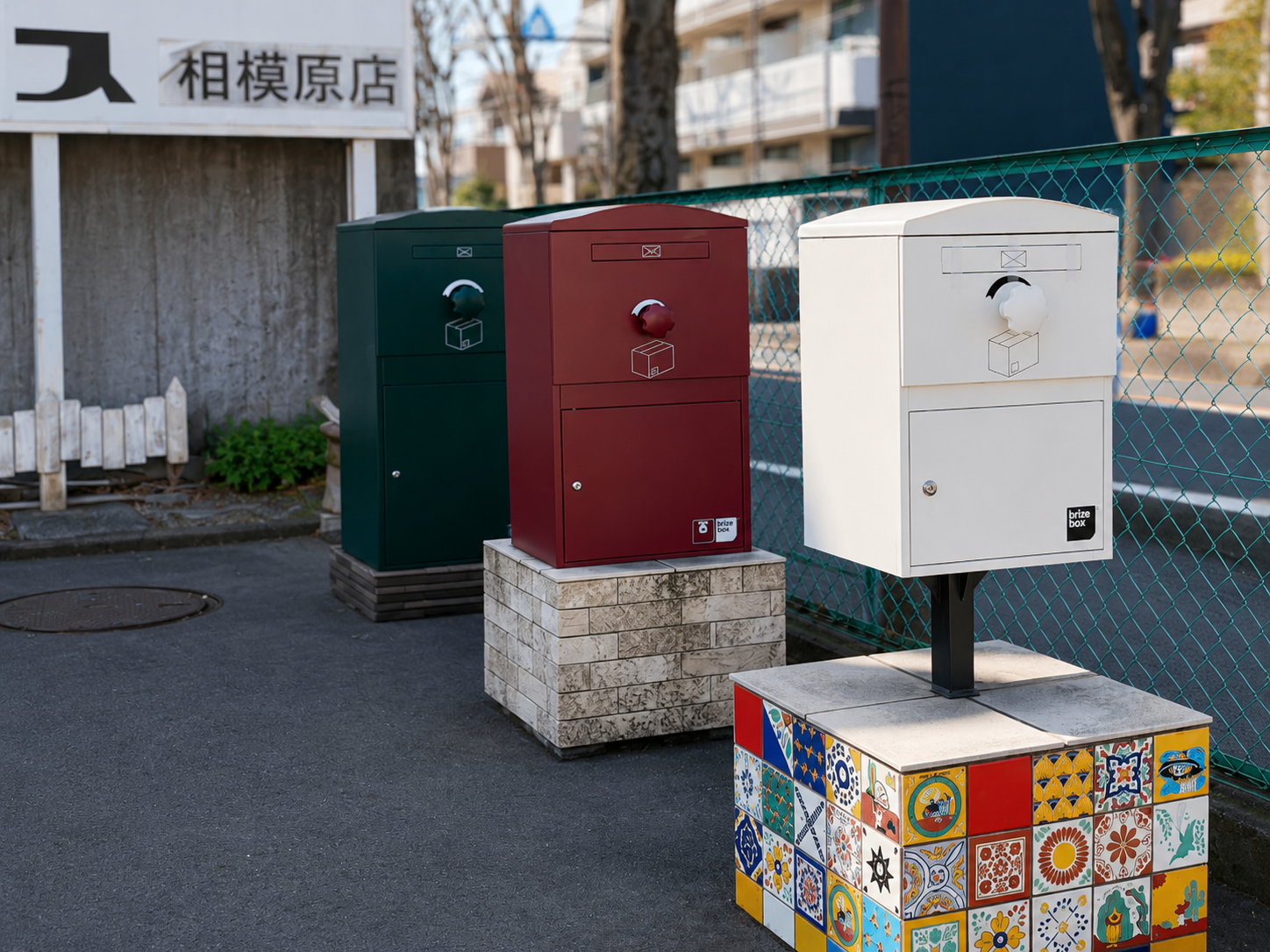 展示ショールーム｜Brizebox 宅配ボックス｜BOWCS