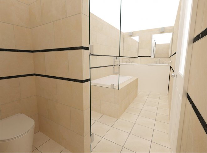 自由設計バスルーム：ベーシックプラン・デザイン例